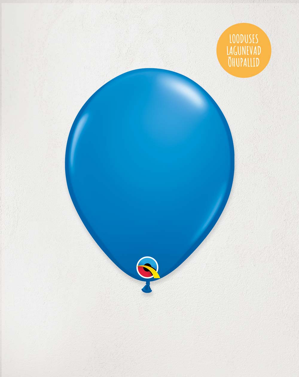 Latex Balloon Blue - Agapics