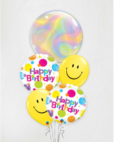 Big Balloon Birthday Happy Face