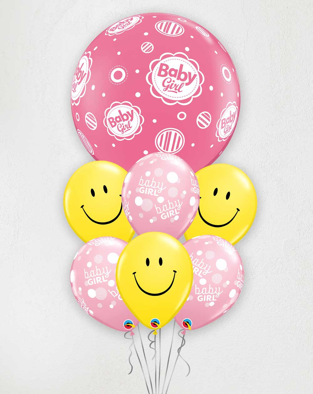 Big Balloon Bouquet Baby Girl