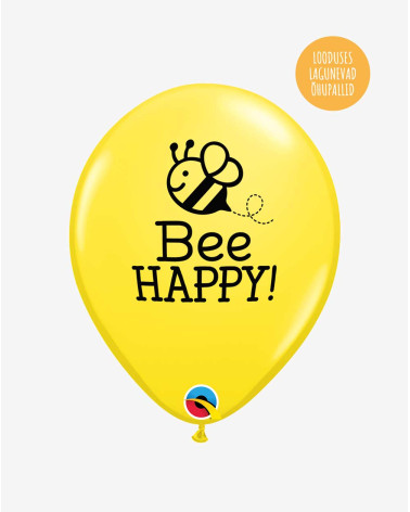 Latex Balloon Bee Happy