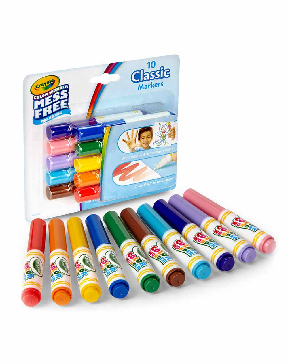 Crayola Color Wonder minimarkerite lisapakk 10tk