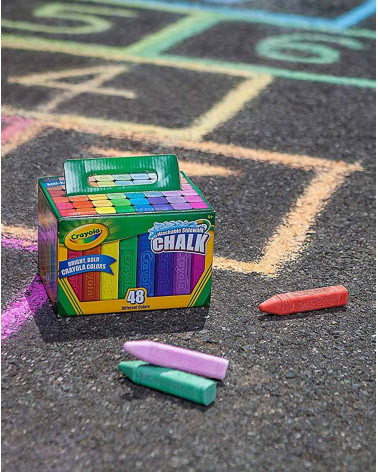 Crayola tänavakriidid 48tk pestavad