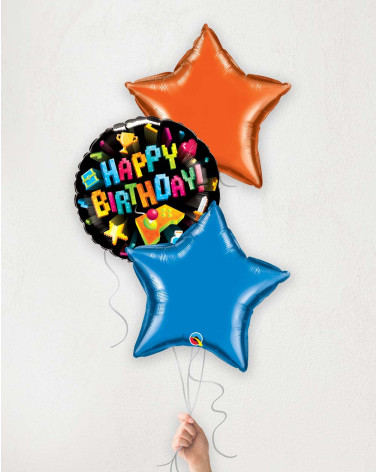 Balloon Birthday Games and stars