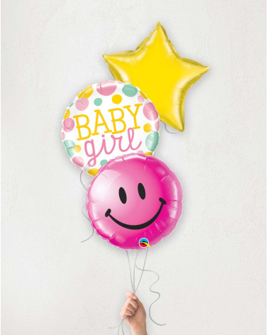 Helium Balloons Baby pink gift - Agapics