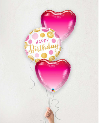 Helium Balloons Birthday Star - Agapics