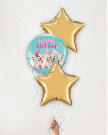 Balloons Birthday Puppies