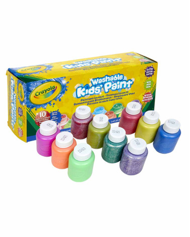 Crayola Pestavad värvid pudelis 10tk