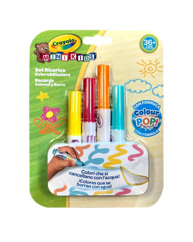 MiniKids Washable markers 8pc - Crayola art supplies - Agapics
