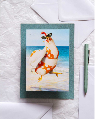 Avanti Card Chicken in a bikini