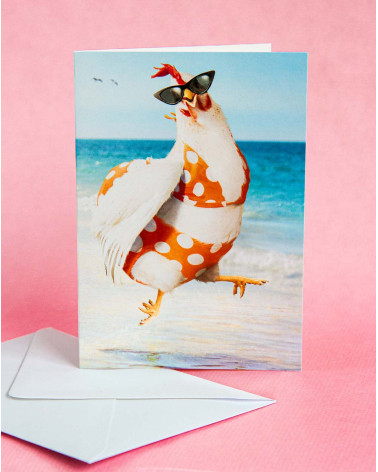 Avanti Card Chicken in a bikini