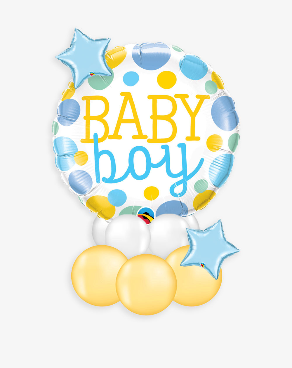 Balloons Baby Boy Starry - Agapics