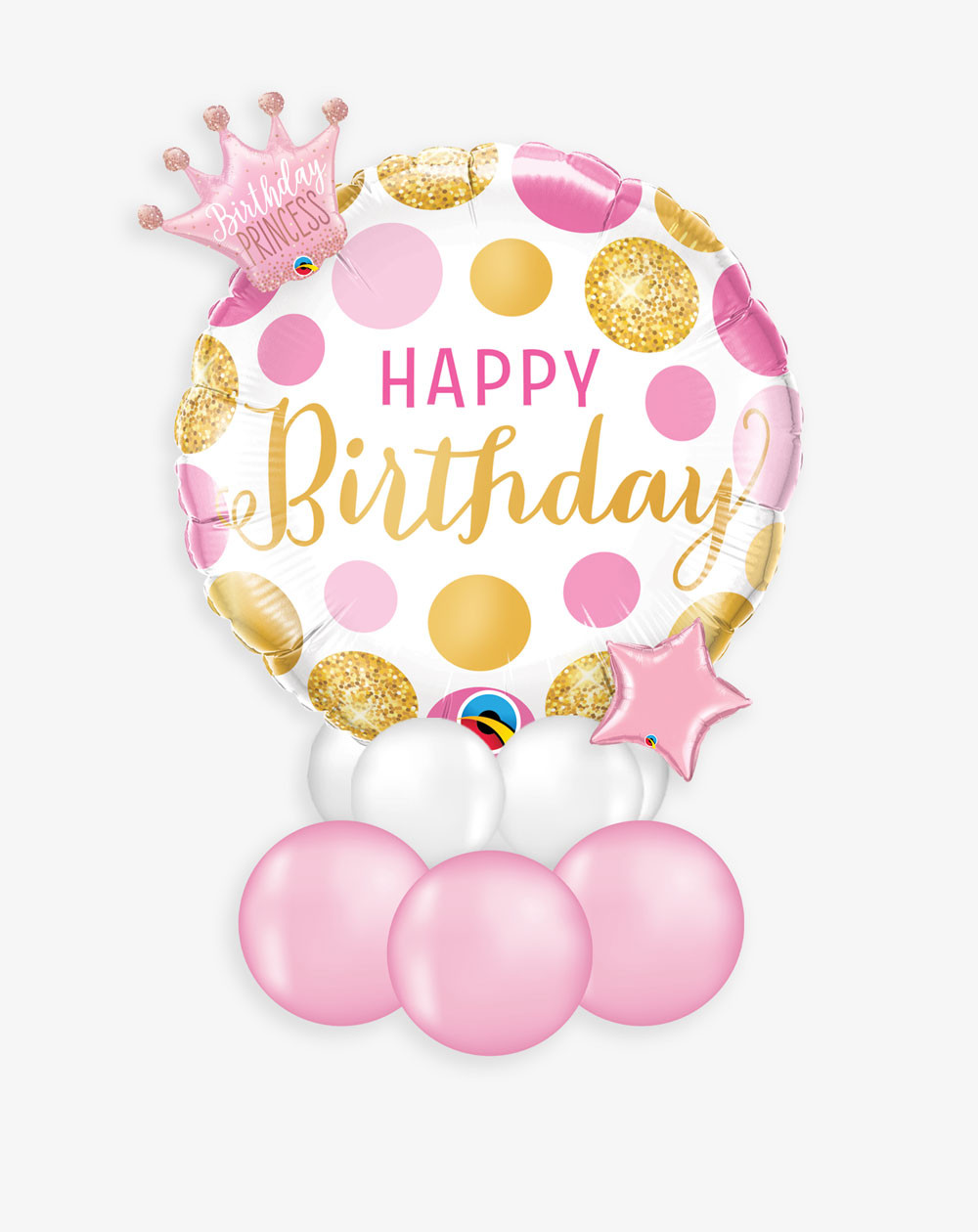 Balloons Pink Princess - Greetings Balloons - Agapics