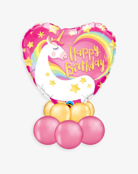 Balloons Pink Unicorn - Children Party - Agapics