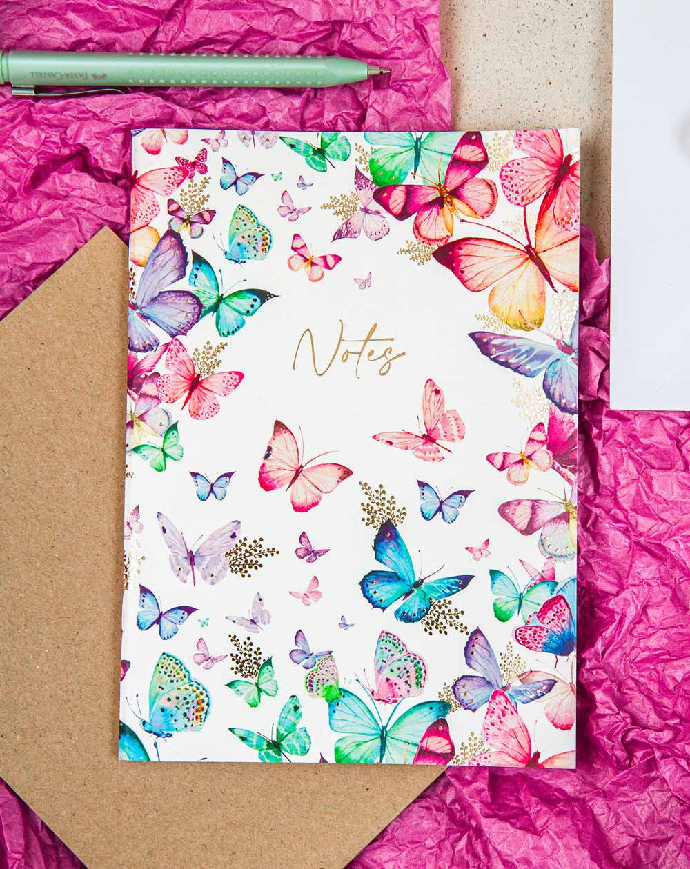 Notepad Butterflies lined - Office supplies - Agapics