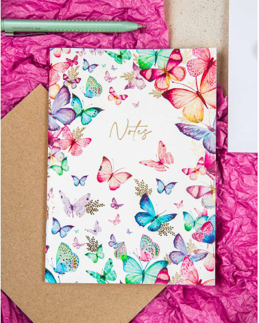 Notepad Butterflies lined