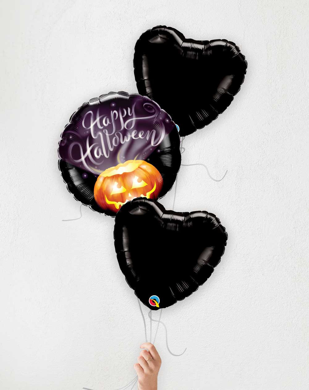 Balloon Bouquet Happy Halloween hearts - Halloween balloons - Agapics