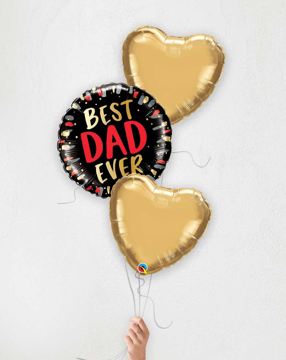 Balloon Bouquet Best DAD hearts - Father's Day gift - Agapics