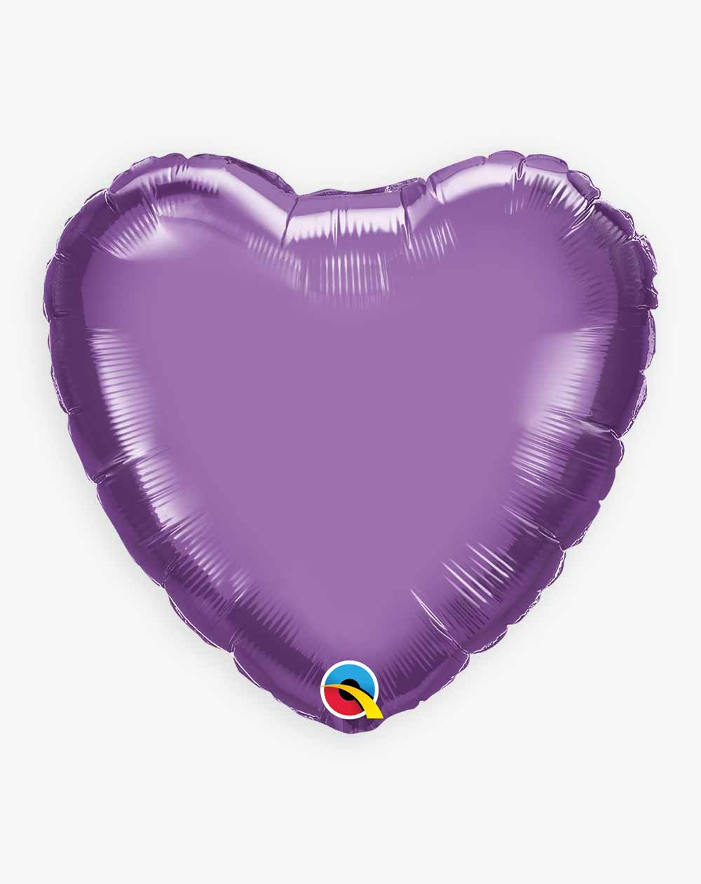 Foil Balloon Purple heart - Agapics