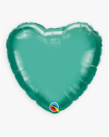 Foil Balloon Green heart - Agapics