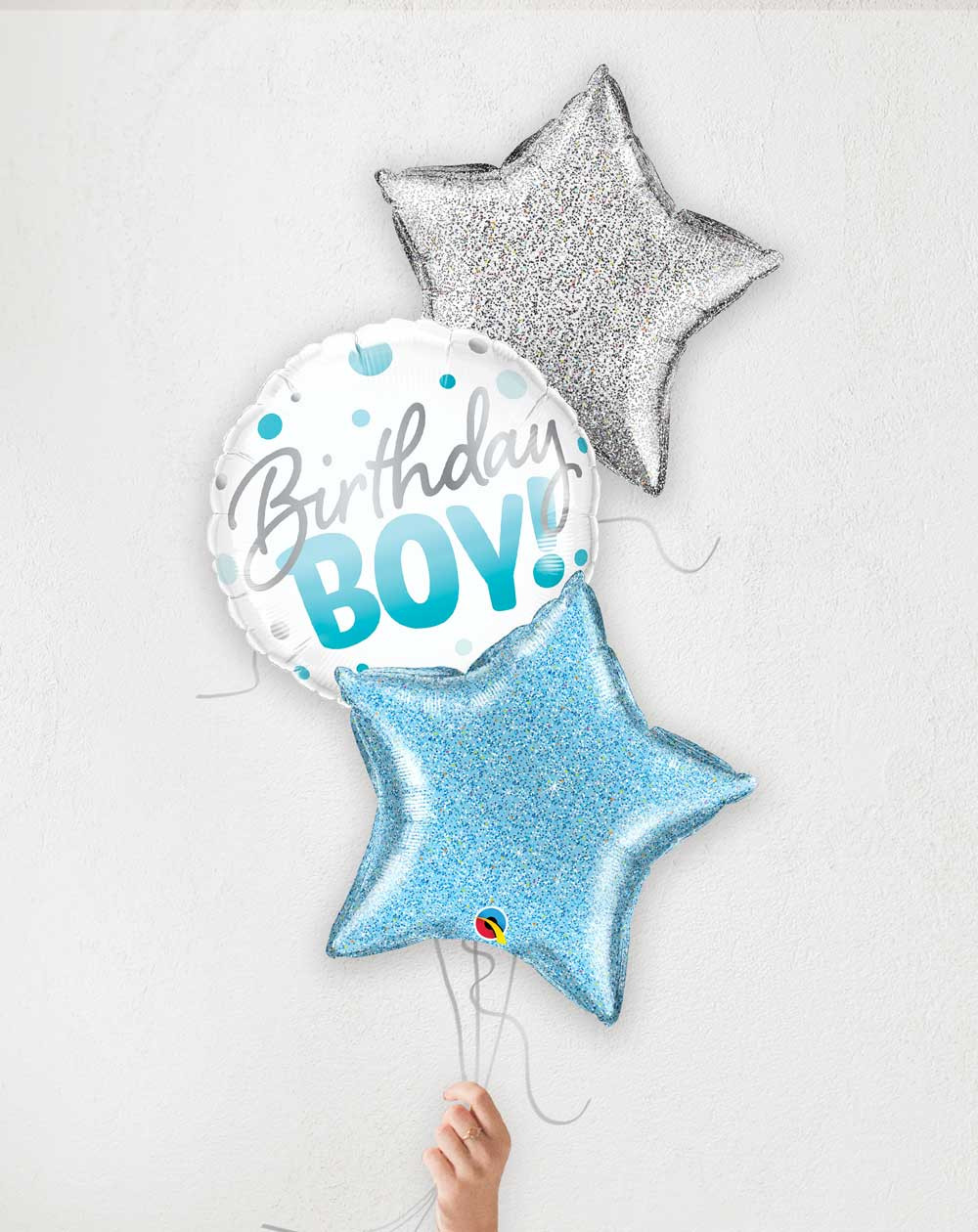 Balloon Bouquet Birthday Boy glitter - Boys birthday - Agapics