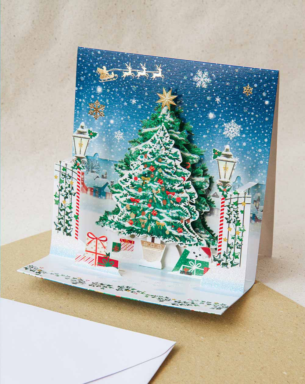 Big 3D Christmas Card Christmas tree - Postcards - Agapics