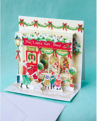 Big 3D Christmas Card The Little Gift Shop - Send cards - Agapics