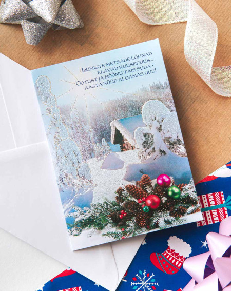 Christmas Card Snowy land - Send postcards - Agapics