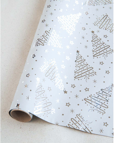 Cello Wrapping paper White 1,5m - Agapics