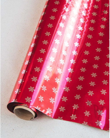 Cello Wrapping paper Red 1,5m - Agapics