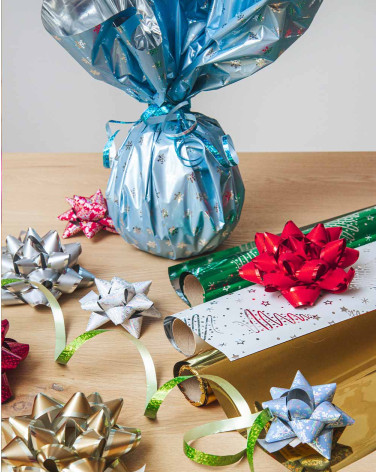 Wrapping paper Flowers 1,5m - Gift wrapping - Agapics