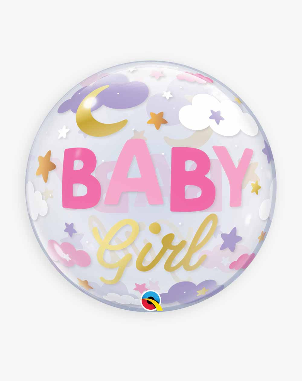 Bubble Balloon Baby Girl - Agapics