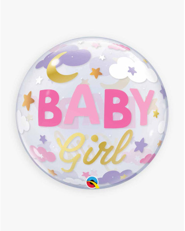 Bubble Balloon Baby Girl - Agapics