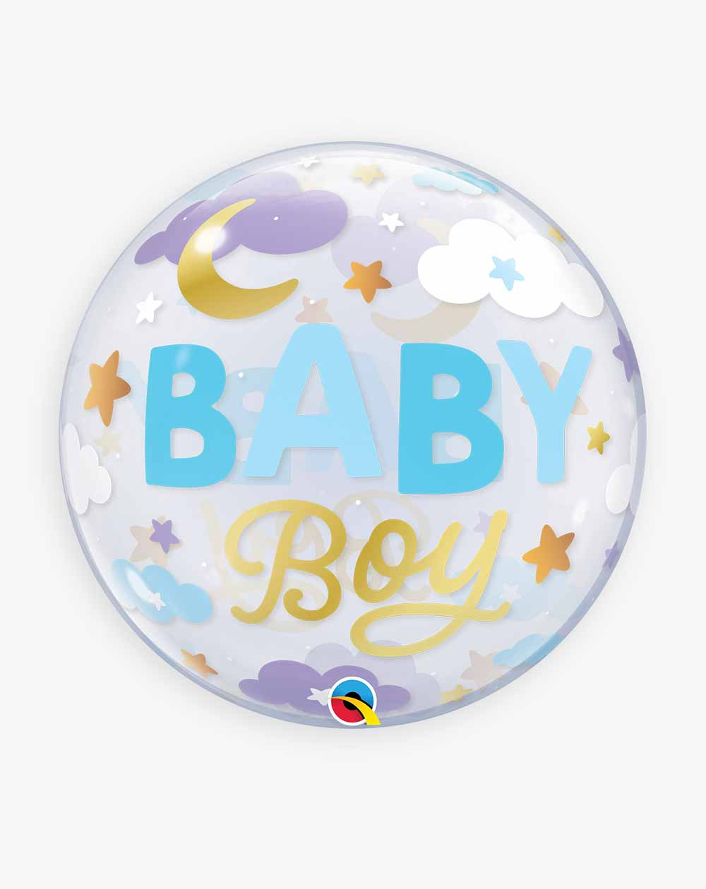 Bubble Balloon Baby Boy - Agapics