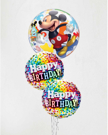 Big Balloon Bouquet Birthday Mickey Mouse
