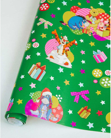 Wrapping paper Winnie the Puhh and friends 2m - Christmas gifts - Agapics