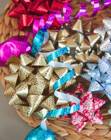 Big Rosette golden - Gift wrapping items - Agapics