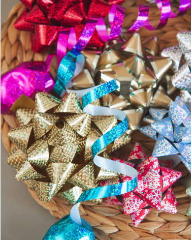 Big Rosette golden - Gift wrapping items - Agapics