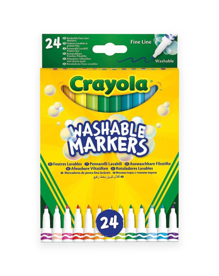 MiniKids Washable markers 8pc - Crayola art supplies - Agapics