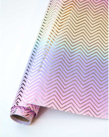 Wrapping paper Zig zag 1,5m - Gift paper - Agapics