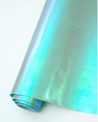 Wrapping paper Iridescent turquoise 1,5m