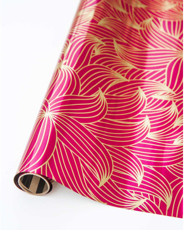 Cello Wrapping paper Red and gold 1,5m