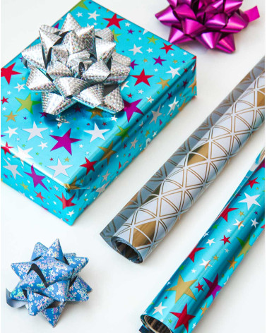 Cello Wrapping paper Stars 1,5m