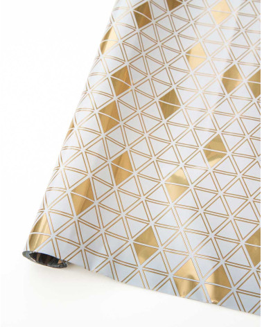 Cello Wrapping paper Golden pattern 1,5m