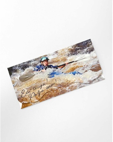 Pocket Card Kayaker - Greeting card - Agapics