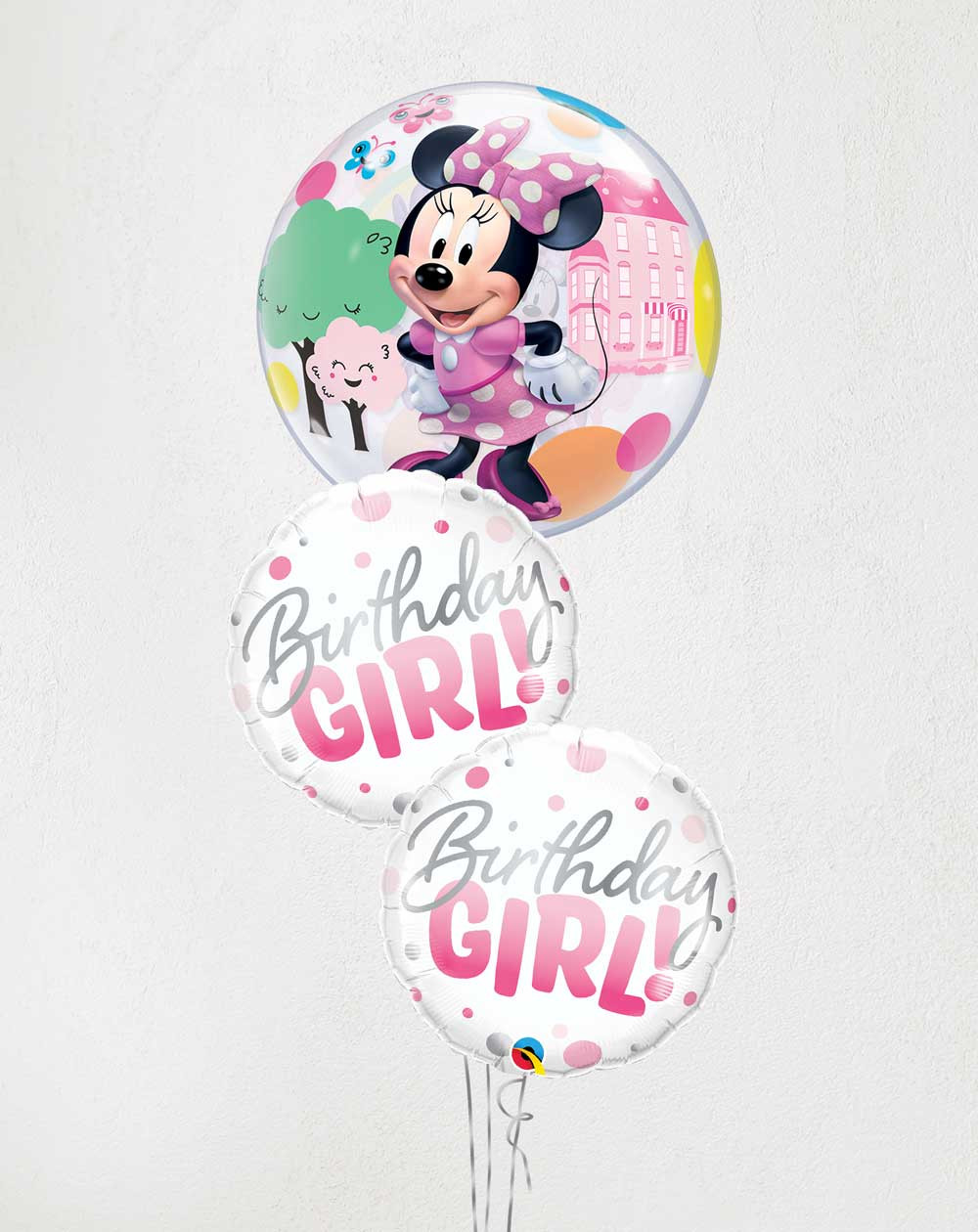 Minnie Mouse Birthday Balloon Bouquet 