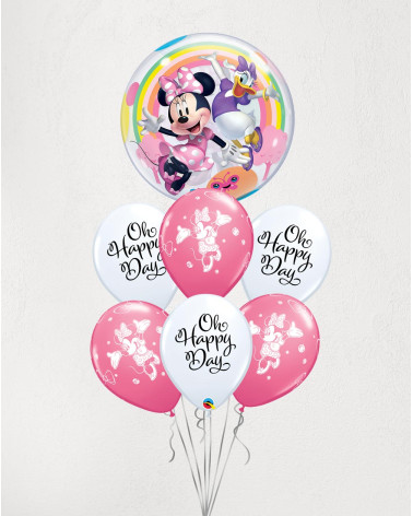 Big Balloon Bouquet Happy Minnie