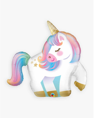Big Foil Balloon Unicorn - Agapics