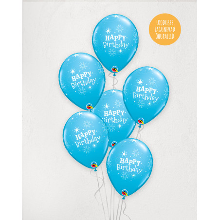 Big M Balloons Blue Birthday