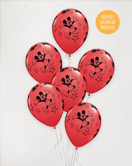 M Balloon Bouquet Mickey Mouse