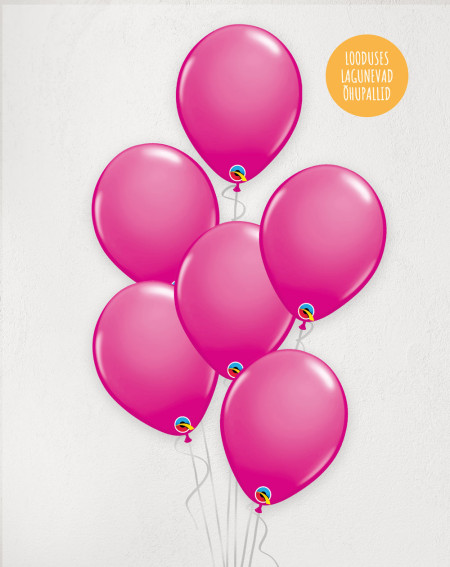 M Balloon Bouquet Pink with helium